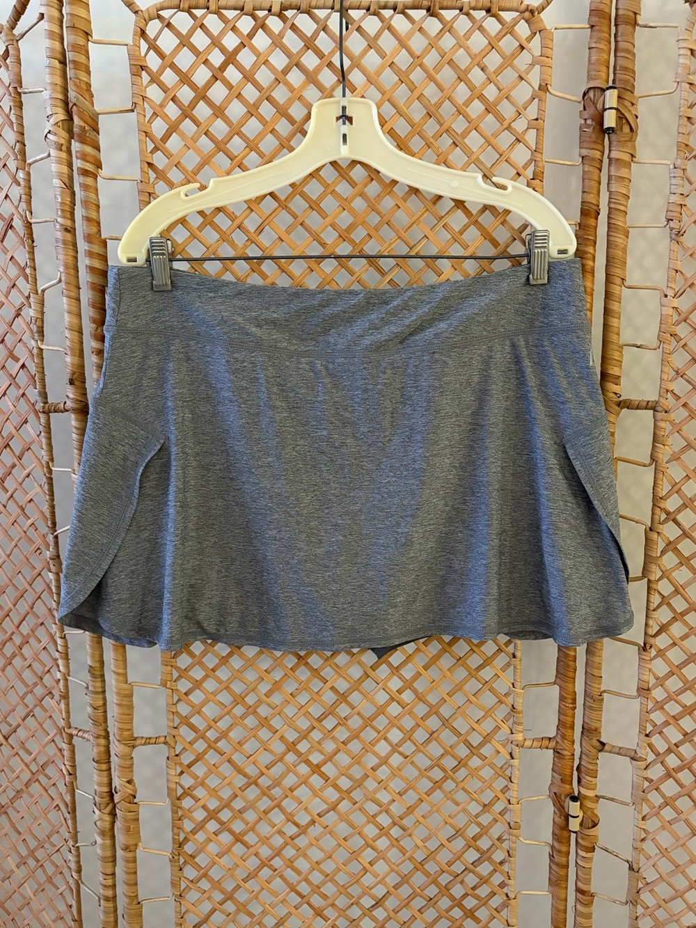 Women's Gray A-Line Athletic Skort